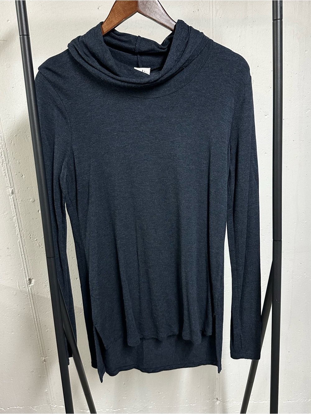 CAbi Navy Cowl Neck Lightweight Sweater 🏹